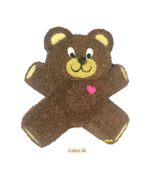 Teddy-bear Brown Cake 2Kg